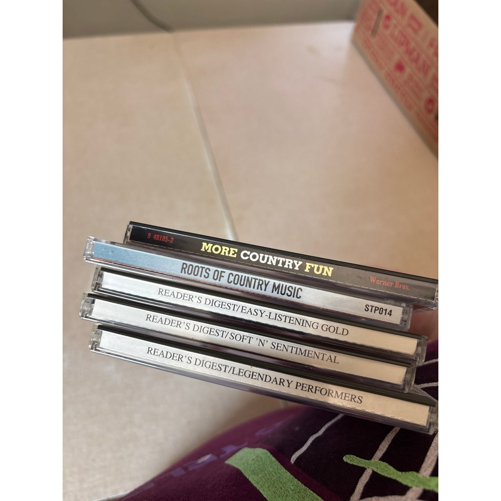 Roots of Country Music & More Country Fun 5 CD Lot Readers Digest Easy Listening